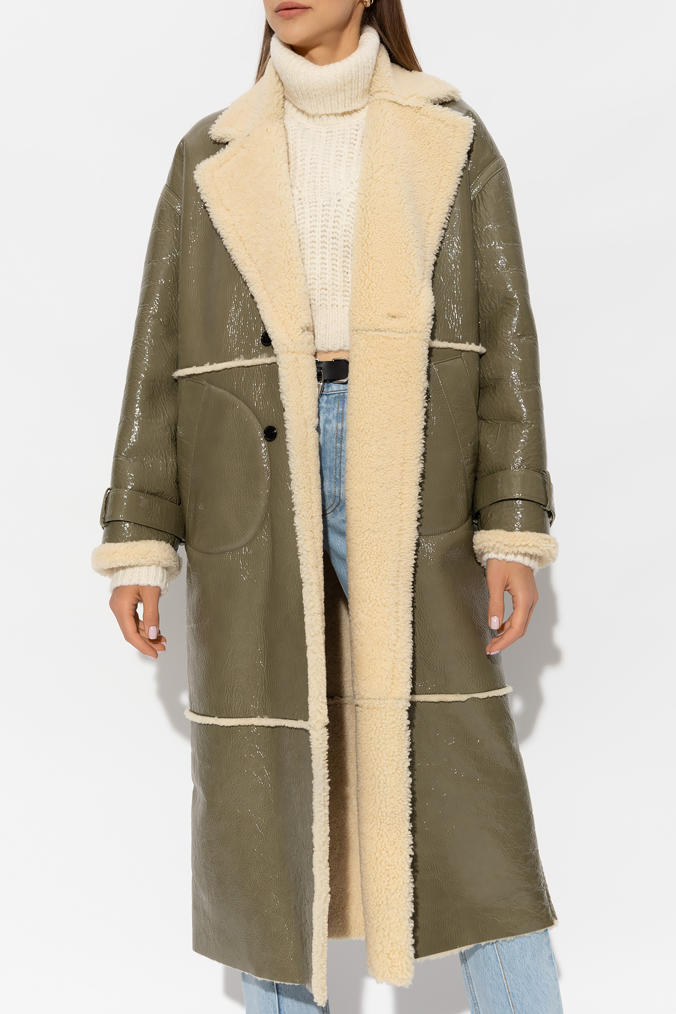 Ines & 2024 marechal shearling coat